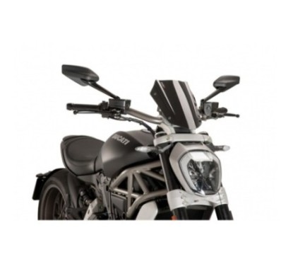 PUIG CUPOLINO NAKED N.G. SPORT REGOLABILE DUCATI X DIAVEL 16-23 NERO