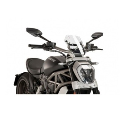 PUIG CUPOLINO NAKED N.G. SPORT REGOLABILE DUCATI X DIAVEL 16-23 TRASPARENTE