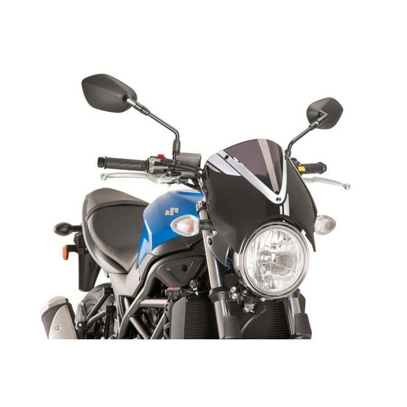 PARABRISAS TRASERO PUIG SUZUKI SV650 16-24 HUMO OSCURO-NEGRO