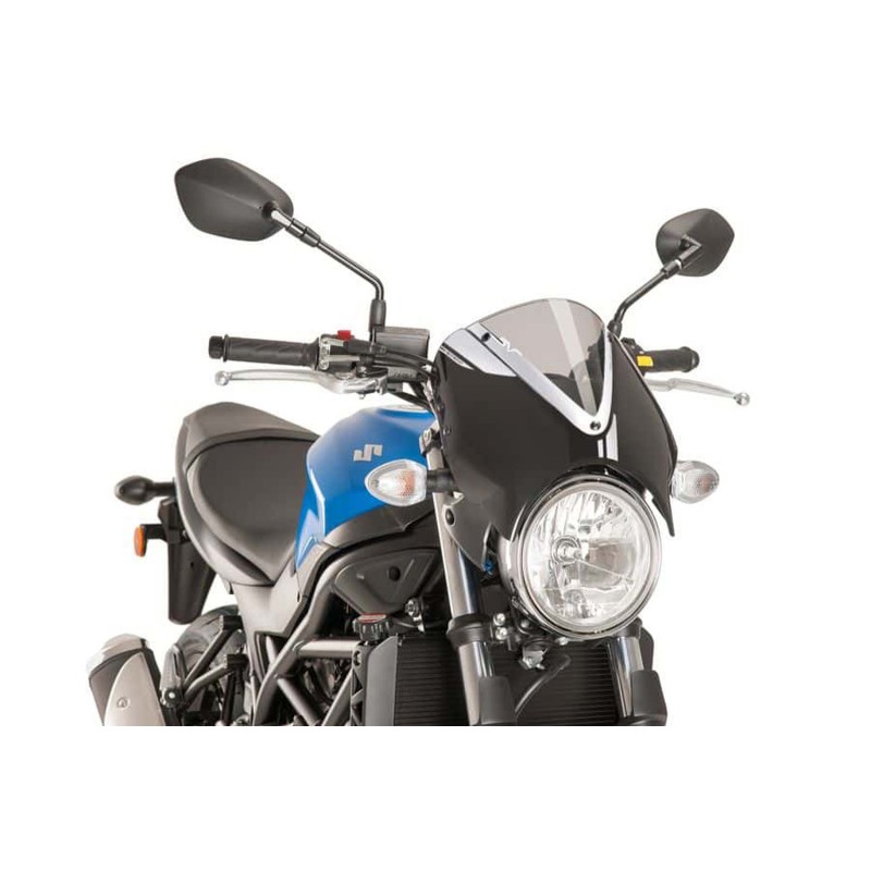 PUIG HECKSCHEIBE SUZUKI SV650 16-24 LIGHT SMOKE-SCHWARZ