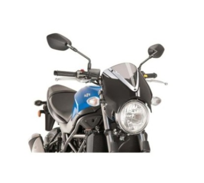 PARABRISAS TRASERO PUIG SUZUKI SV650 16-24 HUMO CLARO-NEGRO