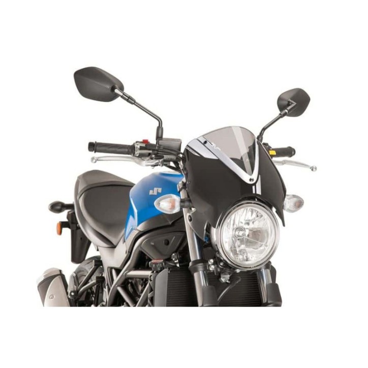 PARABRISAS TRASERO PUIG PARA SUZUKI SV650 16-24 HUMO CLARO-NEGRO