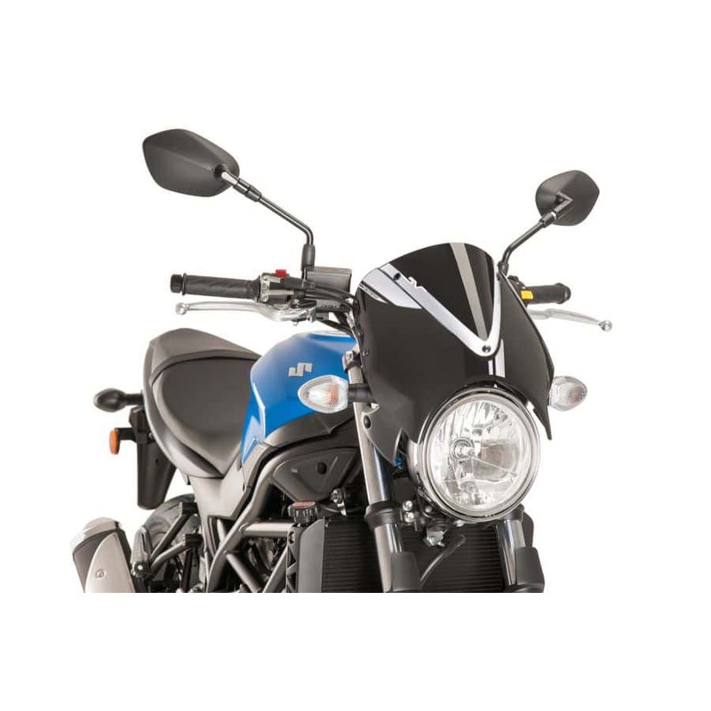 PARE-BRISE ARRIERE PUIG SUZUKI SV650 16-24 NOIR-NOIR