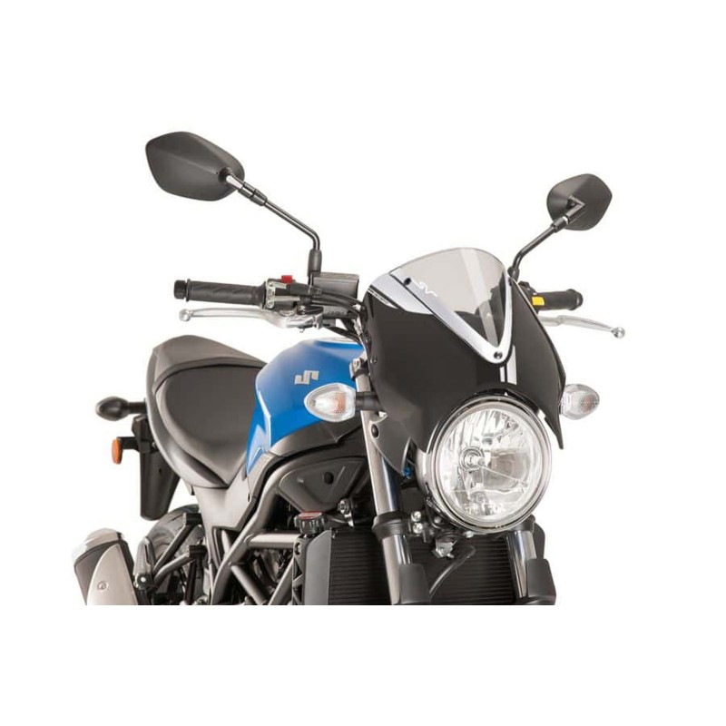 CARENABRIS TRASERO PUIG SUZUKI SV650 16-24 TRANSPARENTE-NEGRO