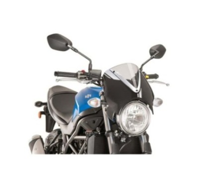 CARENABRIS TRASERO PUIG SUZUKI SV650 16-24 TRANSPARENTE-NEGRO