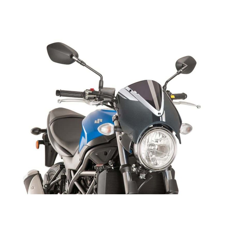 PUIG CUPOLINO RETRO SUZUKI SV650 16-24 FUME SCURO-CARBON