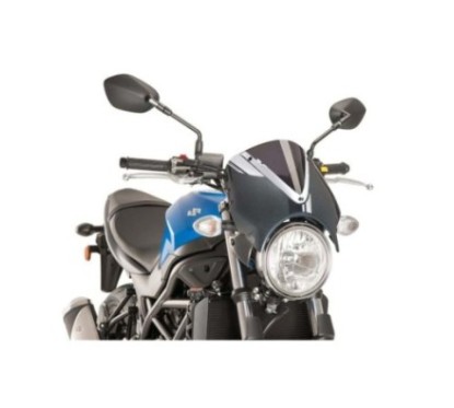 PARABRISAS TRASERA PUIG SUZUKI SV650 16-24 HUMO OSCURO-CARBONO