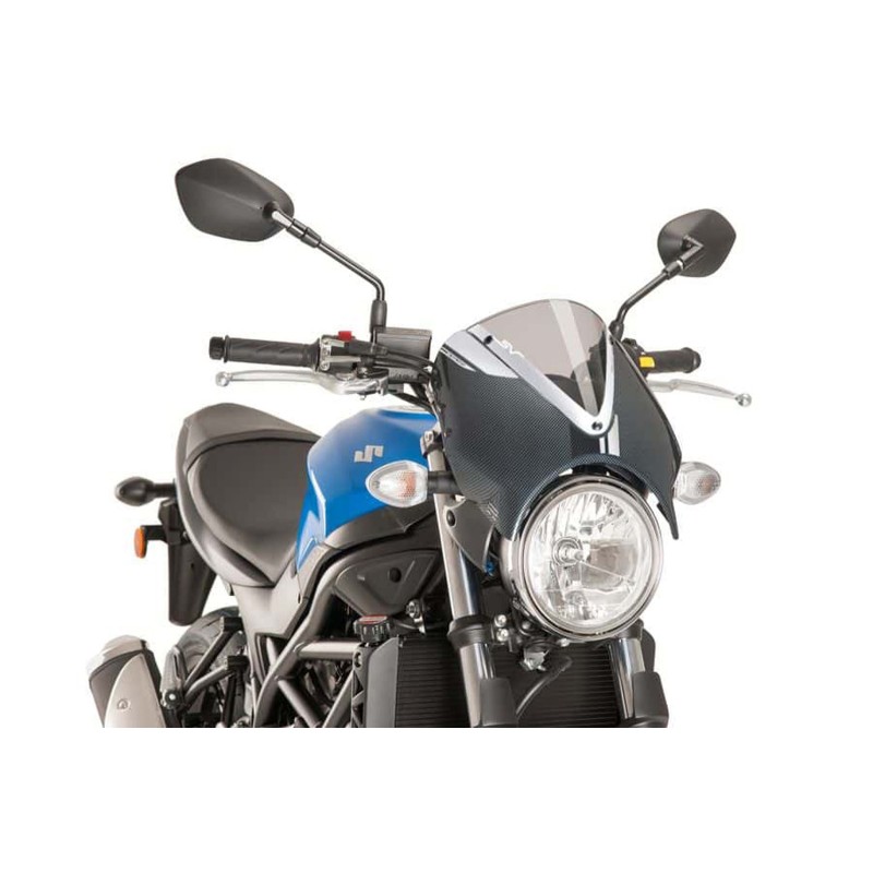 PARE-BRISE ARRIERE PUIG SUZUKI SV650 16-24 FUME CLAIR-CARBONE