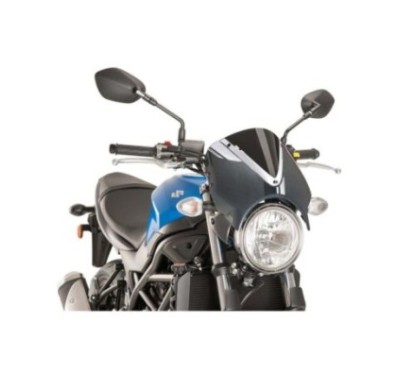 PARE-BRISE ARRIERE PUIG SUZUKI SV650 16-24 NOIR-CARBONE