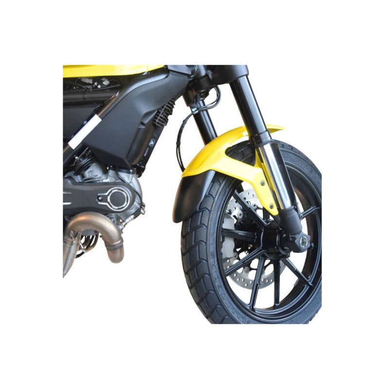 EXTENSION GUARDABARROS DELANTERO PUIG DUCATI SCRAMBLER ICON 15-24 NEGRO MATE