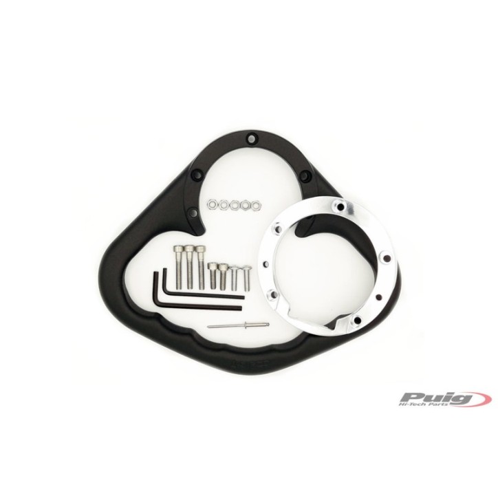 POIGNEE PASSAGER PUIG POUR APRILIA TUONO V4/FACTORY 21-24 NOIRE