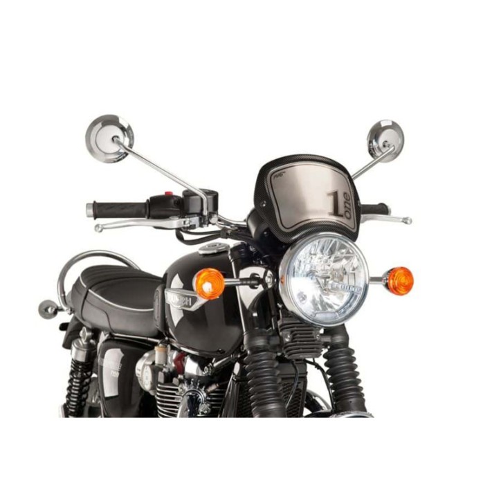 CARENAGE AVANT PUIG POUR TRIUMPH BONNEVILLE T120 16-24 CARBONE