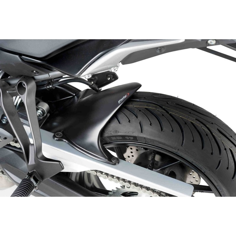 GARDE-BOUE ARRIERE PUIG YAMAHA TRACER 7 21-24 NOIR MAT