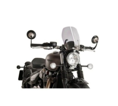 PUIG Bulle Nue NG TOURING TRIUMPH BONNEVILLE BOBBER 17-20 FUMEE CLAIRE