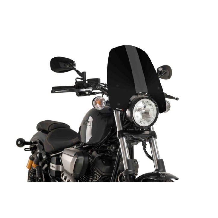 PUIG NAKED SCREEN NG TOURING FOR YAMAHA XV950 RACER 16-17 BLACK