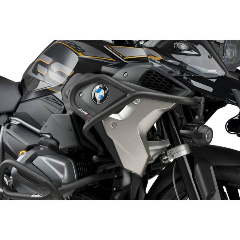 BARRES DE PROTECTION MOTEUR PUIG BMW R1250 GS TRIPLE NOIR 21-23 NOIR-HAUT