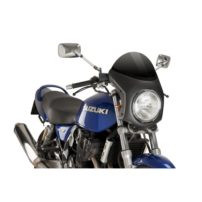 PUIG PARE-BRISE SEMI-CARENE TRIUMPH SPEED TWIN 19-24 NOIR-CARBONE