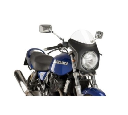 PUIG PARE-BRISE SEMI-CARENE TRIUMPH SPEED TWIN 19-24 TRANSPARENT-CARBONE