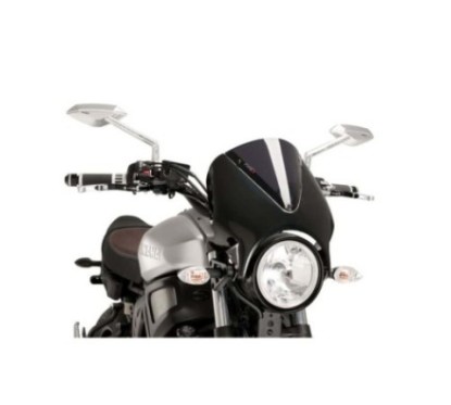 PUIG REAR WINDSCREEN YAMAHA XSR700 16-20 DARK SMOKE-BLACK