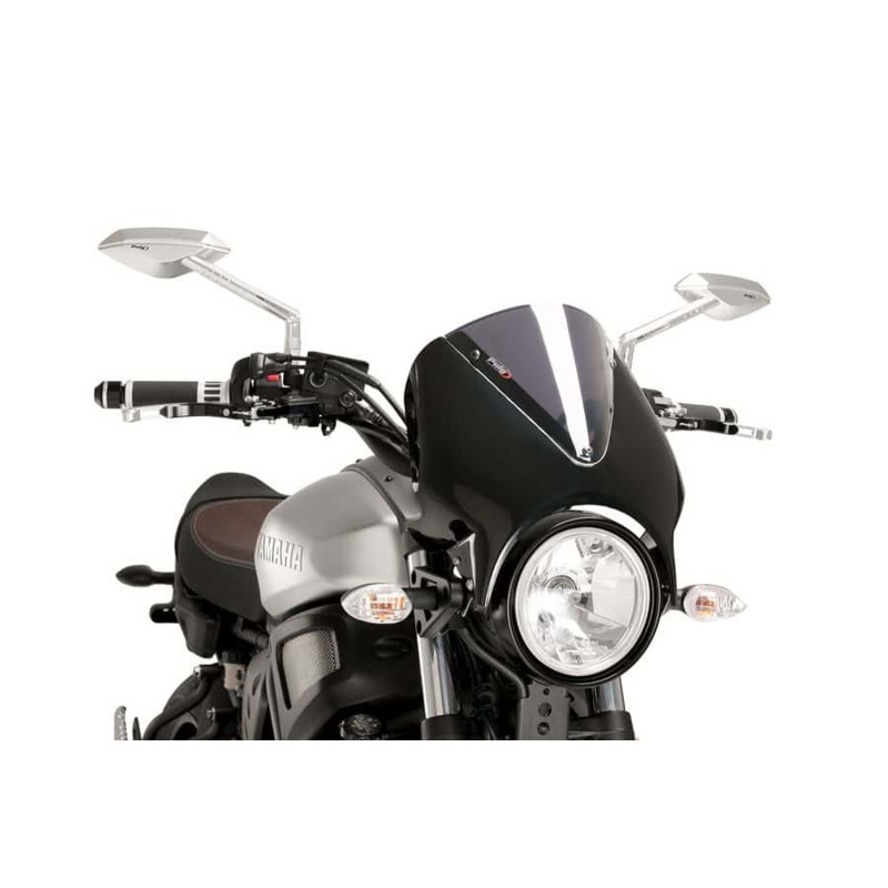 PARABRISAS TRASERA PUIG YAMAHA XSR700 16-20 HUMO CLARO-NEGRO