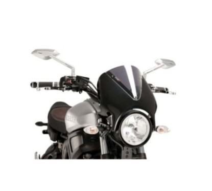 PARABRISAS TRASERA PUIG YAMAHA XSR700 16-20 HUMO CLARO-NEGRO