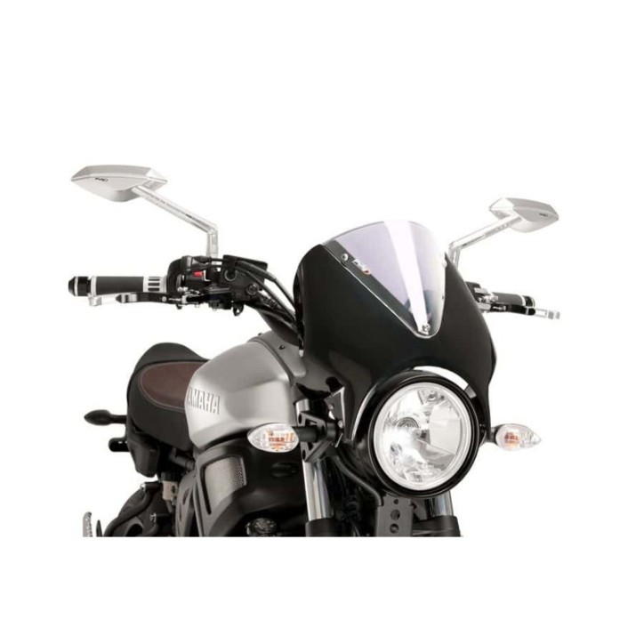 PARABRISAS TRASERO PUIG PARA YAMAHA XSR700 16-20 TRANSPARENTE-NEGRO