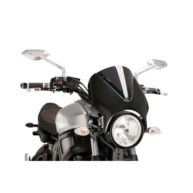 PARABRISAS TRASERA PUIG YAMAHA XSR700 16-20 HUMO OSCURO-CARBONO