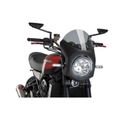 CUBIERTA SEMICARNEADA PUIG KAWASAKI Z900 RS SE 22-24 HUMO CLARO-NEGRO