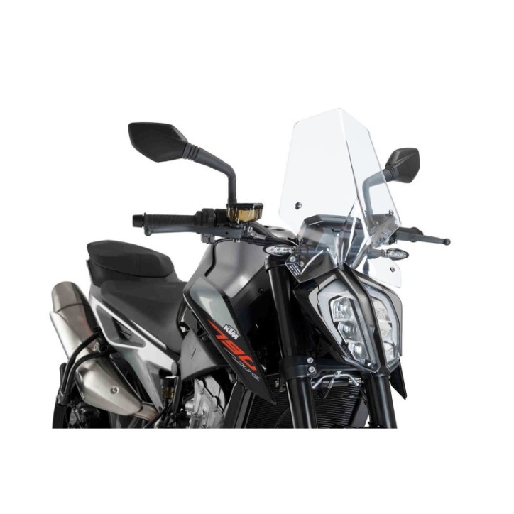 PUIG NAKED SCREEN NG SPORT FOR KTM 790 DUKE 18-24 TRANSPARENT