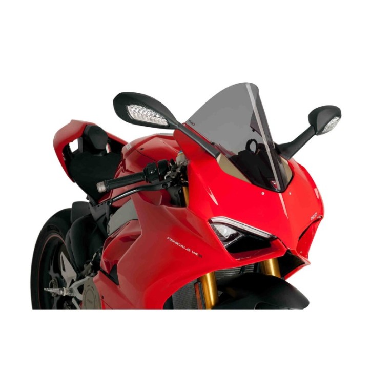 ECRAN PUIG R-RACER POUR DUCATI PANIGALE V2 20-24 FUME FONCE