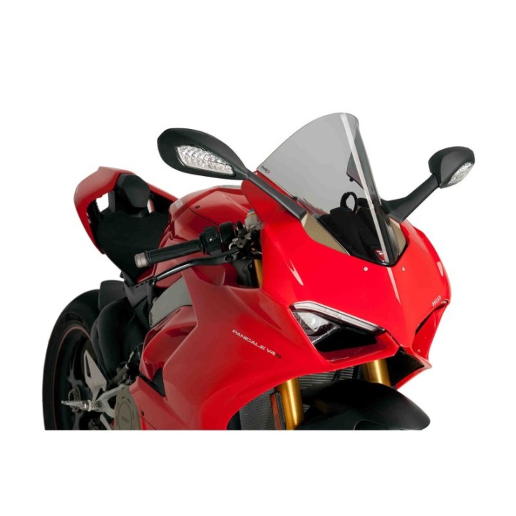 ECRAN PUIG R-RACER POUR DUCATI PANIGALE V2 20-24 FUME CLAIR