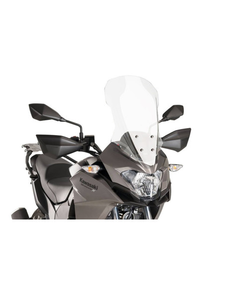 puig touring windshield for kawasaki versys x 300 urban 17 20 clear