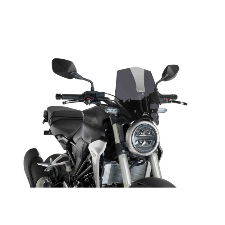 PUIG ECRAN NAKED N.G. SPORT POUR HONDA CB300R NEO SPORTS CAFE 18-24 FUMEE FONCEE