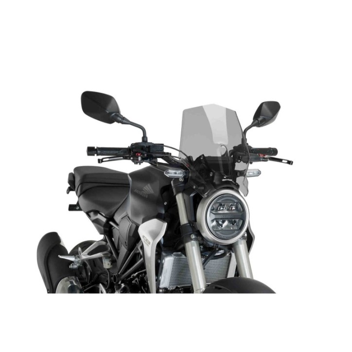 PUIG ECRAN NAKED N.G. SPORT POUR HONDA CB125R NEO SPORTS CAFE 18-24 FUMEE CLAIRE