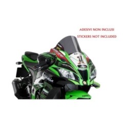 ECRAN PUIG R-RACER KAWASAKI ZX-10R NINJA KRT 16-20 FUME FONCE