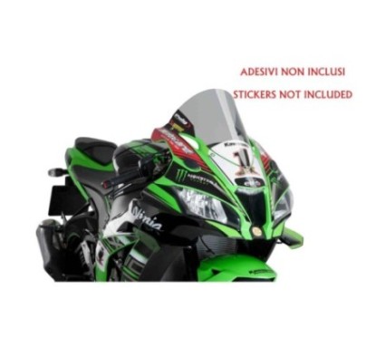 ECRAN PUIG R-RACER KAWASAKI ZX-10R NINJA KRT 16-20 FUME CLAIR