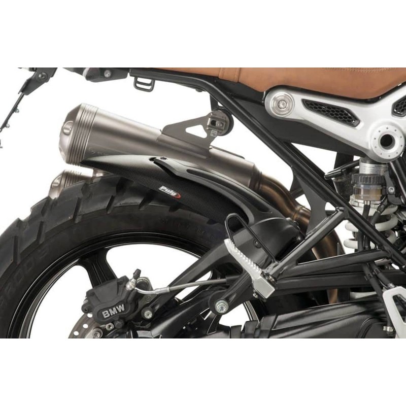 GUARDABARROS TRASERO PUIG BMW R NINE T SCRAMBLER 21-24 ASPECTO CARBONO