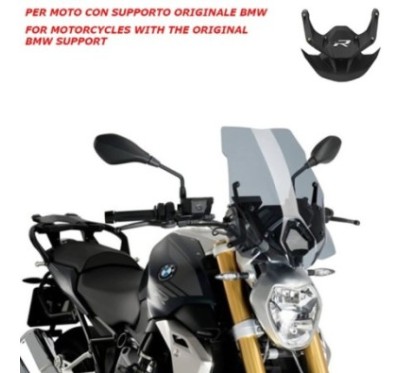 PUIG NAKED WINDSCHILD NG TOURING-OEM SUPP. BMW R1250 R 18-24 LEICHTER RAUCH