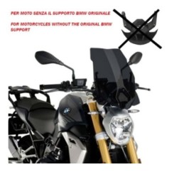 PANTALLA PUIG NAKED NG TOURING BMW R1250 R 18-22 HUMO OSCURO