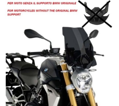 PANTALLA PUIG NAKED NG TOURING BMW R1250 R 18-22 HUMO OSCURO