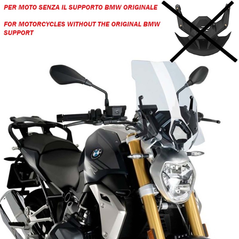 PANTALLA PUIG NAKED NG TOURING BMW R1250 R 18-22 TRANSPARENTE