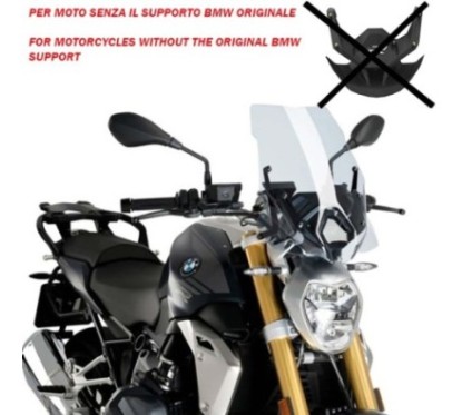 PUIG CUPOLINO NAKED N.G. TOURING BMW R1250 R 18-22 TRASPARENTE