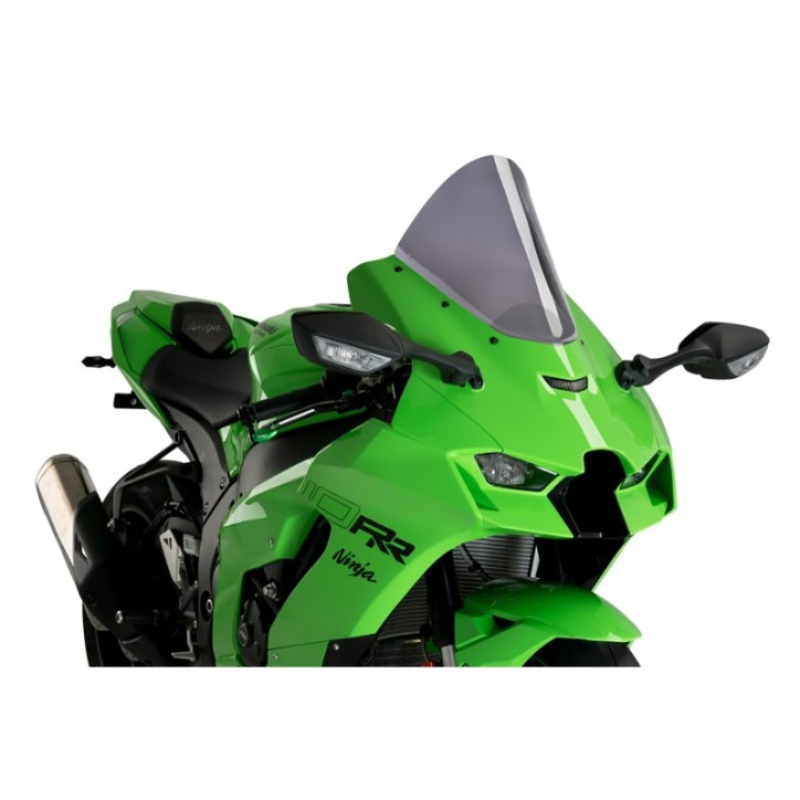 ECRAN PUIG R-RACER POUR KAWASAKI ZX-10R 21-24 FUME FONCE