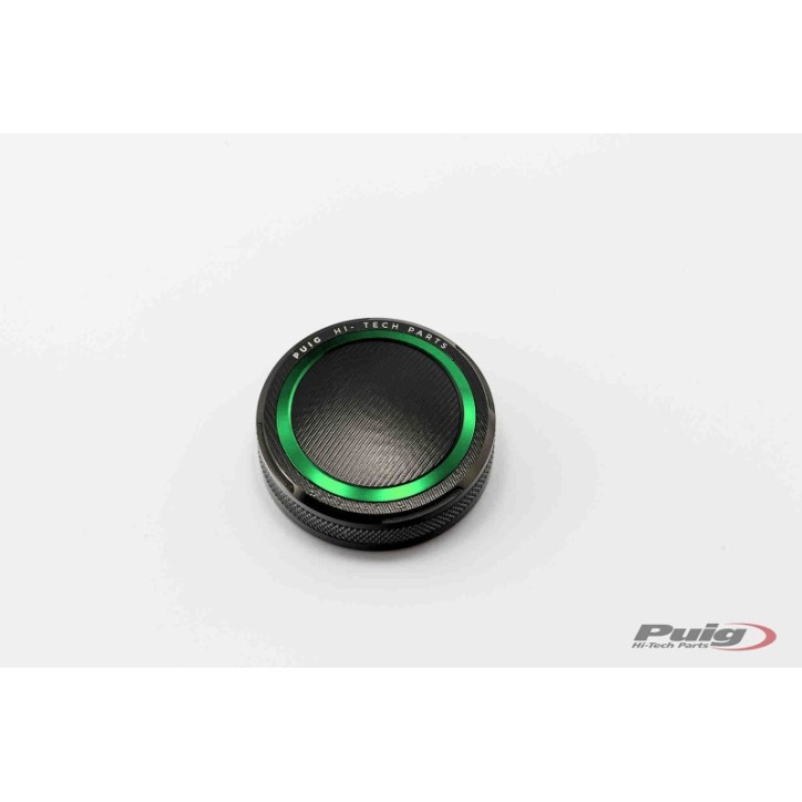 PUIG FRONT RESERVOIR CAP FOR BRAKE FLUID FOR BMW S1000 RR 15-18 GREEN