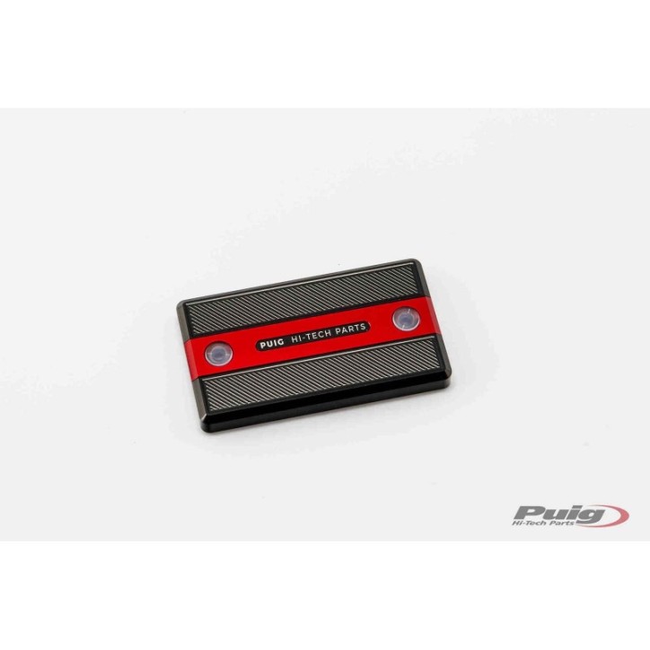 TAPON DEPOSITO DELANTERO PUIG PARA LIQUIDO DE FRENOS PARA SUZUKI DL1050 DE V-STROM 23-24 ROJO