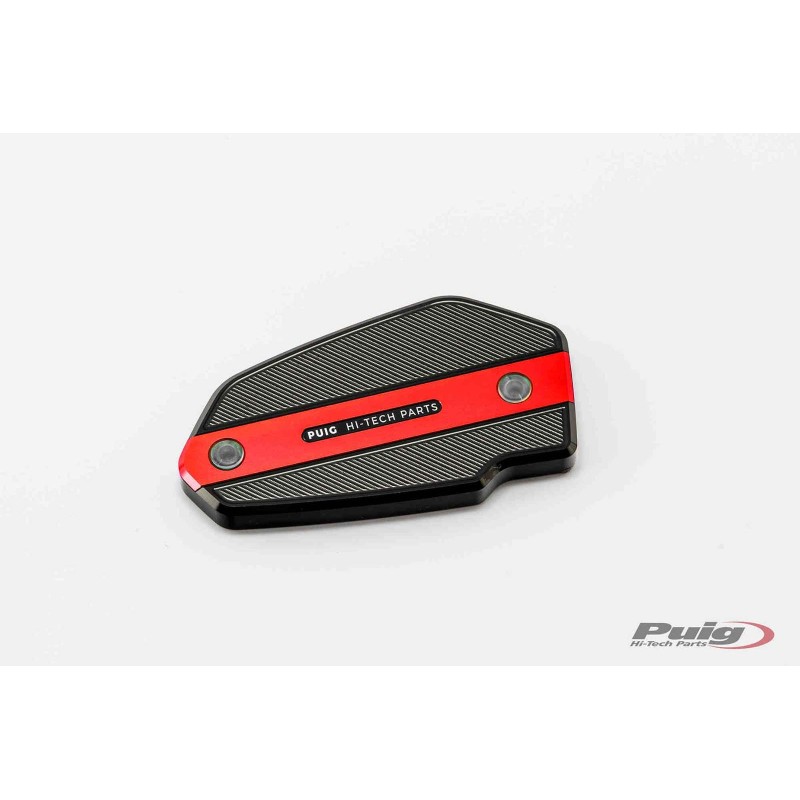 TAPON DEPOSITO DELANTERO PUIG PARA LIQUIDO DE FRENOS KAWASAKI VERSYS 650 TOURER 15-22 ROJO