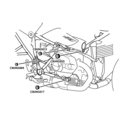 TAPAS CHASIS PUIG BMW R NINE T SCRAMBLER 21-24 NEGRO