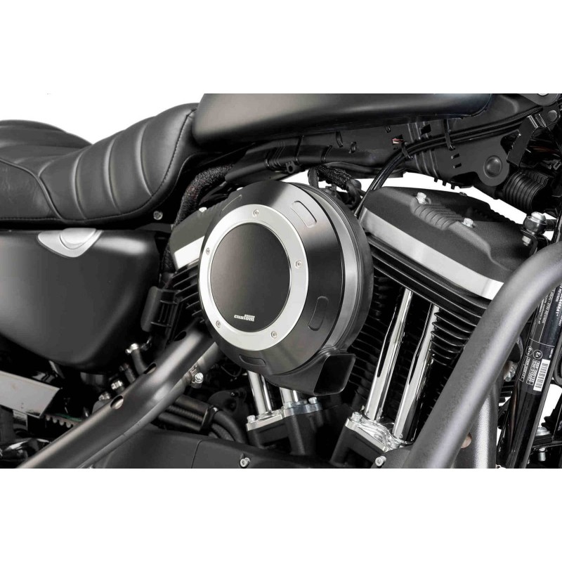 COUVERCLE DE FILTRE A AIR PUIG HARLEY D. SPORTSTER 883 IRON 21-22 NOIR