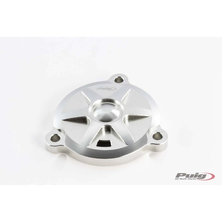 COUVERCLE D'AXE DE BRAS OSCILLANT PUIG POUR YAMAHA T-MAX 530 DX/SX 17-19 ARGENT