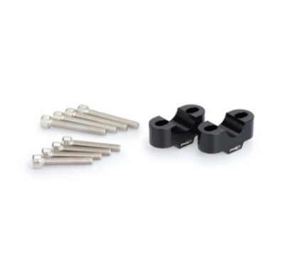 PUIG RISERS PER MANUBRI HONDA MSX125 GROM 21-23 NERO-3671N